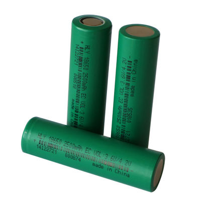 Alte batterie Li Ion Pack 3.6V 2500mah di tasso 18650 di scarico di immagazzinamento dell'energia all'aperto