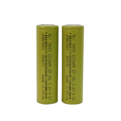 Batteria solare ricaricabile di EN62133 18650 3.6V 2200mAh per la torcia elettrica principale