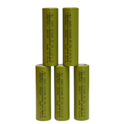Batteria cilindrica ricaricabile 2200mah 18650 di HLY per le bici elettriche