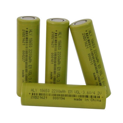 Litio ricaricabile 2200mAh Ion Battery High Discharge Rate del FCC 18650