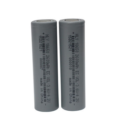 Litio ricaricabile Ion Batteries della batteria 2600mAh 3.6V di capacità elevata 18650 di HLY