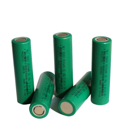 Batterie ricaricabili del litio 2500mah 18650 per immagazzinamento dell'energia