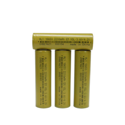 3,6 volt 18650 2200mah Li Ion Battery High Capacity ricaricabile eccellente