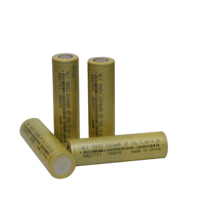 Alta sicurezza 3,6 batteria ricaricabile 2000mah 18650 di volt per il motorino elettrico