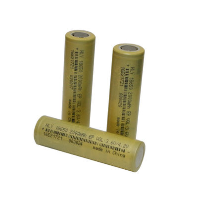 Banca dei Regolamenti Internazionali del CE ricaricabile della batteria KC di Li Ion 2000mah 18650 di immagazzinamento dell'energia