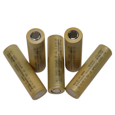 FCC cilindrico della batteria ricaricabile della batteria 3,6 v 2000mah dello ione 18650 del litio