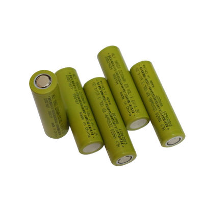 500 volte 3,6 densità di alta energia ricaricabile della batteria del litio 2200mah 18650 di volt