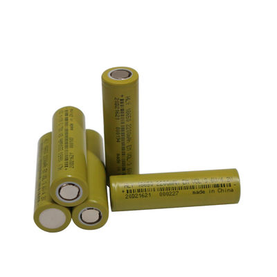Batteria di alto potere 2200mah 18650 un litio Ion Battery da 3,6 volt 500 cicli