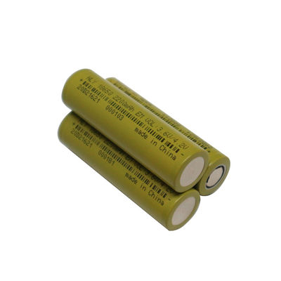 Batteria di alto potere 2200mah 18650 un litio Ion Battery da 3,6 volt 500 cicli