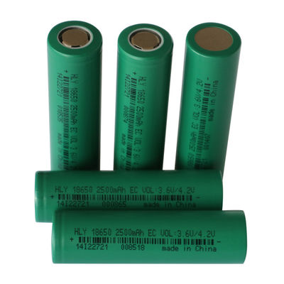 Densità di alta energia ricaricabile 3,6 della batteria riciclabile di volt 2500mah 18650