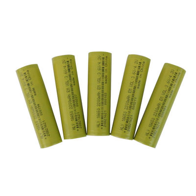 alto litio cilindrico Ion Rechargeable Battery Cell 2200mah 18650 di sicurezza 3.6V