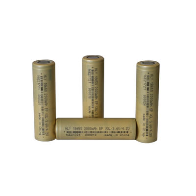 Litio luminoso cilindrico Ion Battery Cells della torcia elettrica di potere mobile 18650 2000mAh