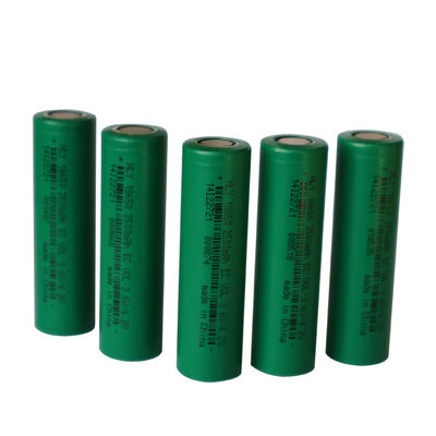 la batteria di 3.6V 2500mah Li Ion 18650 imballa le cellule cilindriche vita di ciclo lunga di 500 volte