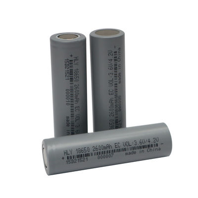 Banca dei Regolamenti Internazionali 3,6 batteria delle cellule di tasso alto 18650 della batteria ricaricabile 2600mAh di volt