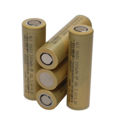 18650 batterie solari ricaricabili da 3,6 volt 2000mAh per elettronica domestica/Ebike