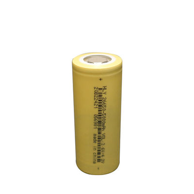 Batterie cilindriche 3.6V 5000mAh di ciclo del litio lungo di vita 26650 ricaricabili