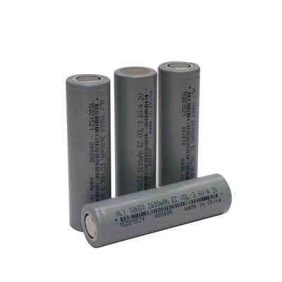 Batteria cilindrica di Li Ion 2600mah 18650 di alto potere ricaricabile