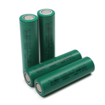 Batterie cilindriche 3.6V 2500mah dell'OEM di HLY 18650 per i veicoli elettrici