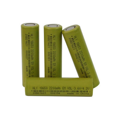 18650 batteria al litio ricaricabile MSDS dell'alimentazione elettrica della batteria al litio di 3.6v 2200mah