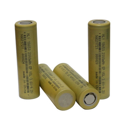 Alto litio Ion Battery 2000mAh 3.6V di Rate Capability 18650 per i veicoli elettrici
