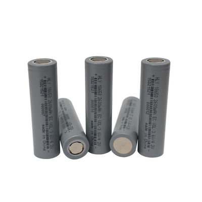 Sicurezza ricaricabile 18650 3,6 della batteria al litio cilindrica di V 2600mah alta
