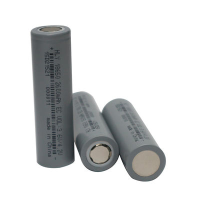 Vita di ciclo lunga della batteria 3.6V di capacità elevata 0.5C 2600mah 18650