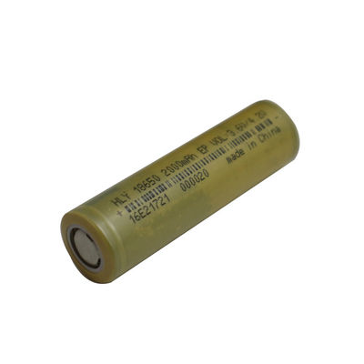 3.6V 2000mAh 18650 Li Ion Rechargeable Solar Battery Cell per prodotti elettronici di consumo