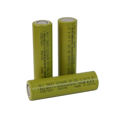 Batteria solare ricaricabile di EN62133 18650 3.6V 2200mAh per la torcia elettrica principale