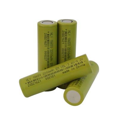 500 tasso alto ricaricabile delle cellule della batteria al litio 2200mah 3,7 V dei cicli 18650