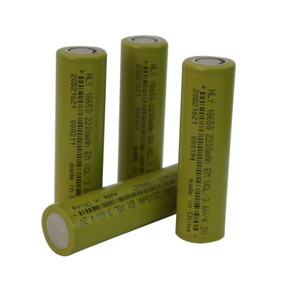 500 tasso alto ricaricabile delle cellule della batteria al litio 2200mah 3,7 V dei cicli 18650
