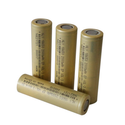 Alto litio Ion Battery 2000mAh 3.6V di Rate Capability 18650 per i veicoli elettrici